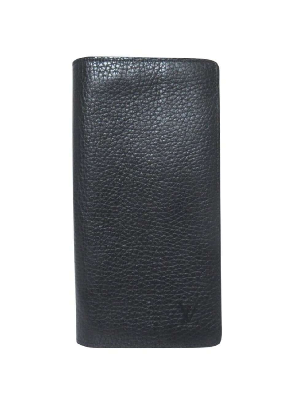 Louis Vuitton Portefeuille Brazza Taurillon Leather Wallet Bifold Black